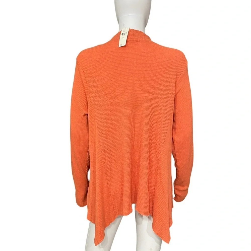 T.La Anthropologie Orange Waffle Mockneck Long Sleeve Knit Thermal Tunic
New - Picture 5 of 8
